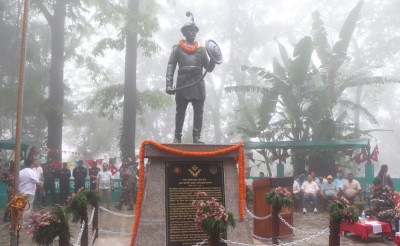  सोमेश्वरगढीमा प्रधानसेनापति अभिमानसिंहको शालिक अनावरण 